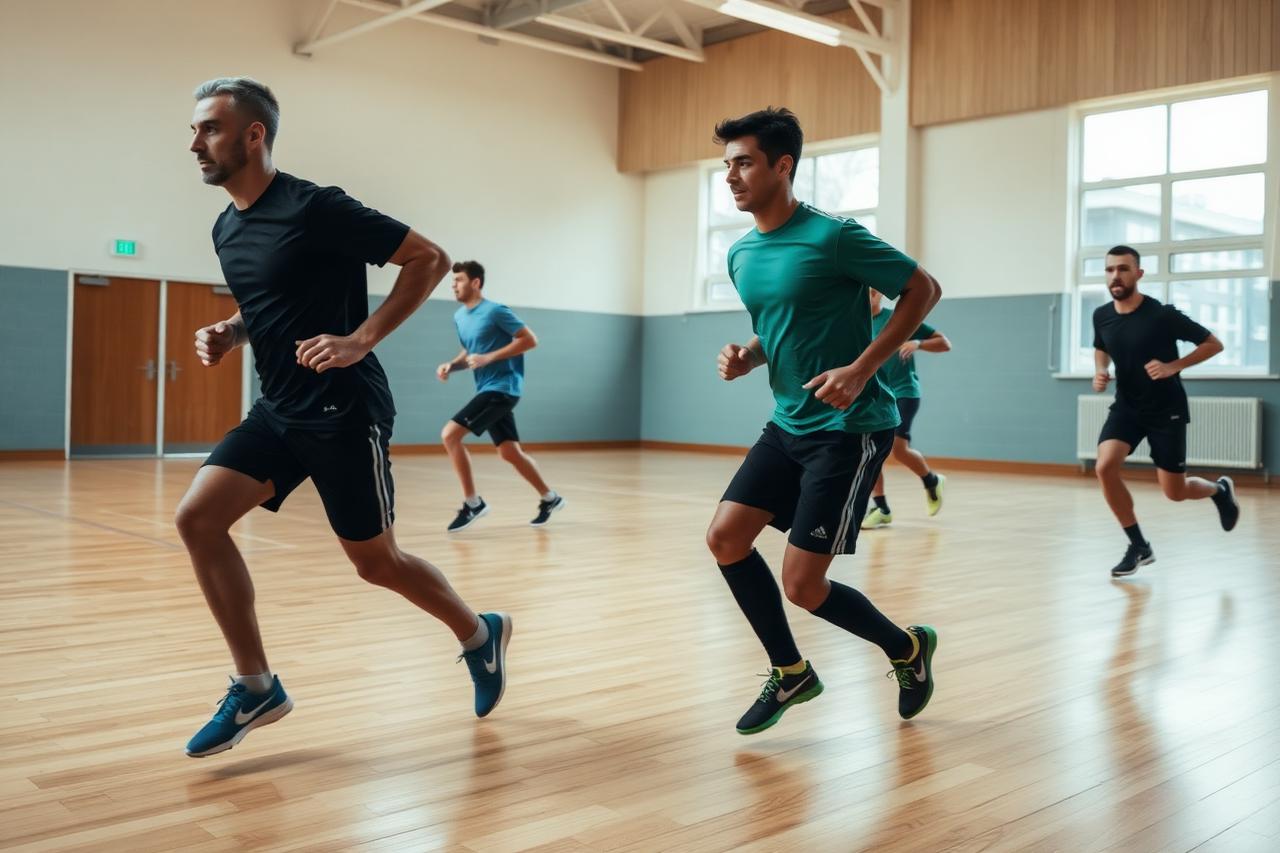 Felnőtt keret erőnléti blokk — Edzések, Kodolányi-Fehérvár Futsal SE: A felnőtt keret erőnléti blokkja a szezon előtti felkészülés idején.