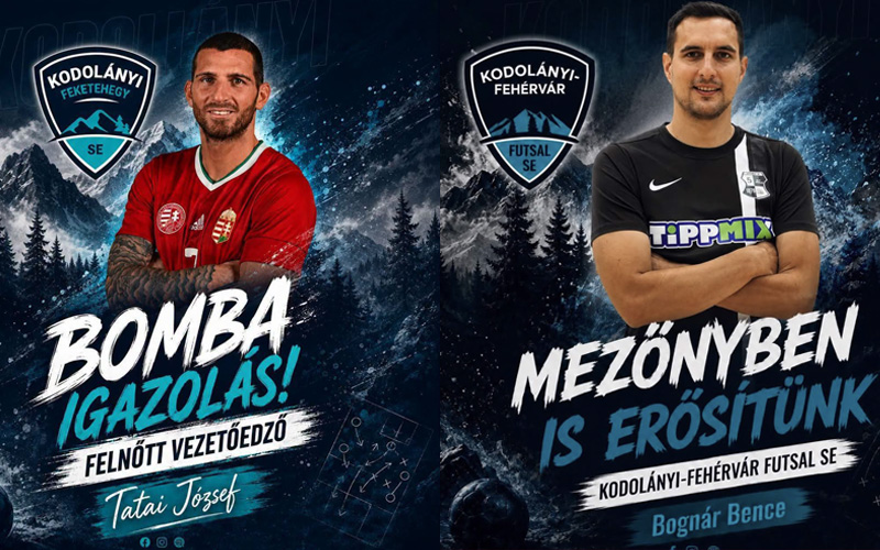 Felnőtt hír illusztrációja: Tatai József és Bognár Bence is Fehérvárra érkezik